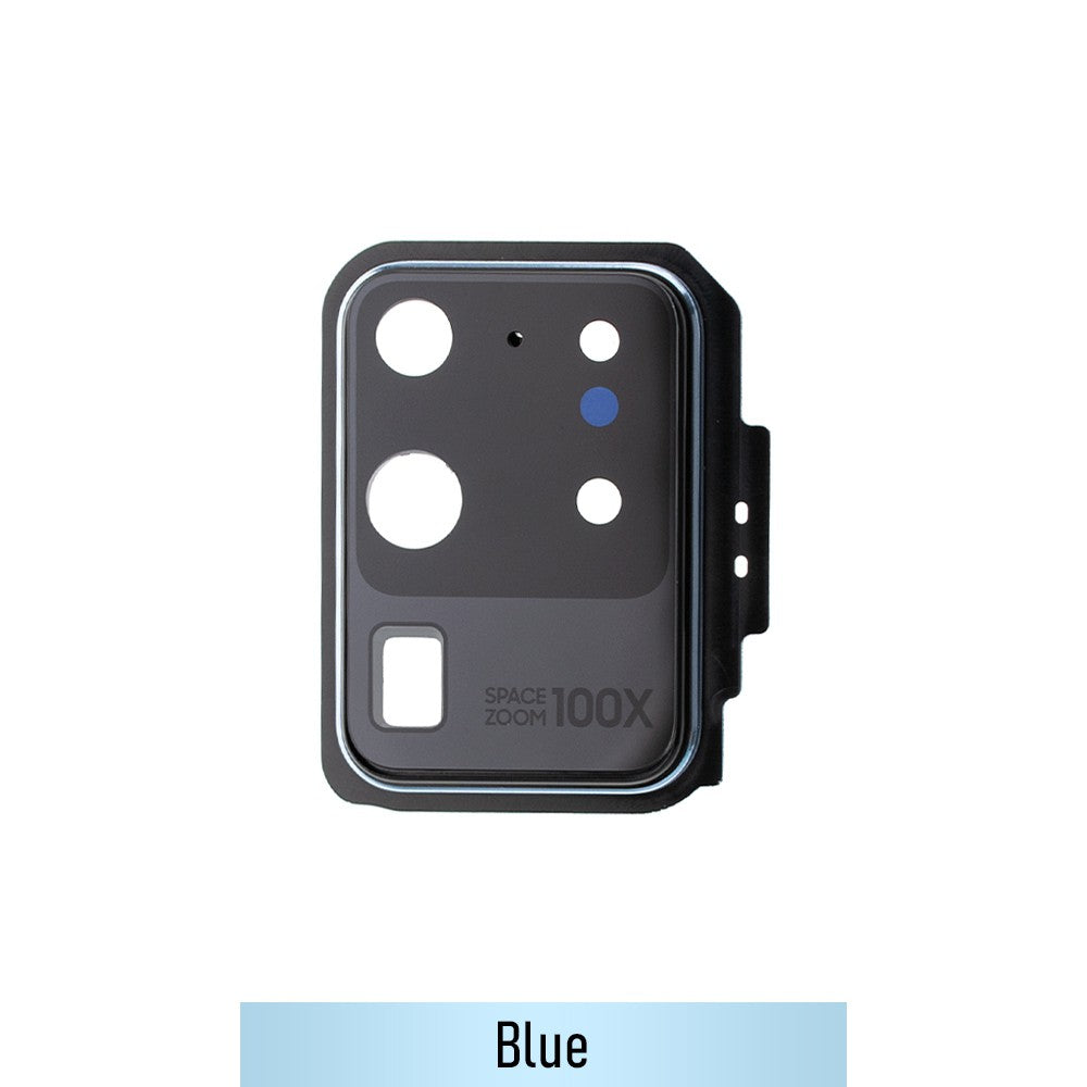 Rear Camera Lens Back Glass Cover for Samsung Galaxy S20 Ultra G988-Blue Rear Camera Lens Back Glass Cover for Samsung Galaxy S20 Ultra G988-Blue